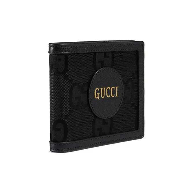 GUCCI Off The Grid Nylon With Leather Wallet Men's Black-1