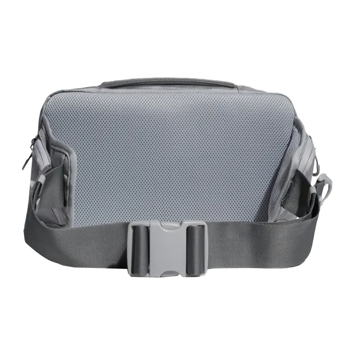 Adidas Nylon Fabric Shoulder Bag Crossbody Bag Fanny Pack Regular Unisex Silver Gray-2