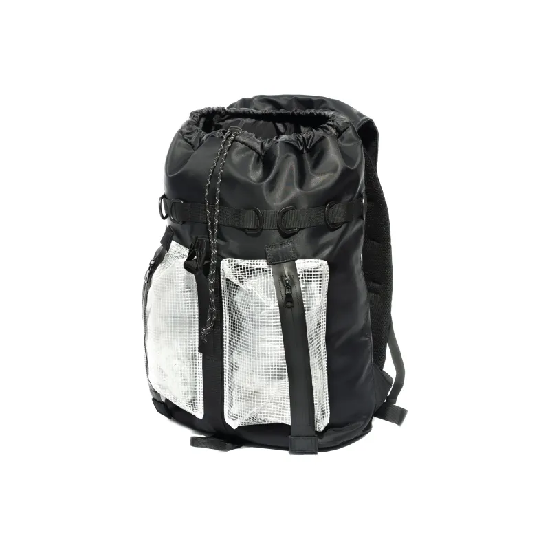 KILLWINNER Polyester Backpack Large Size Unisex Black White-4