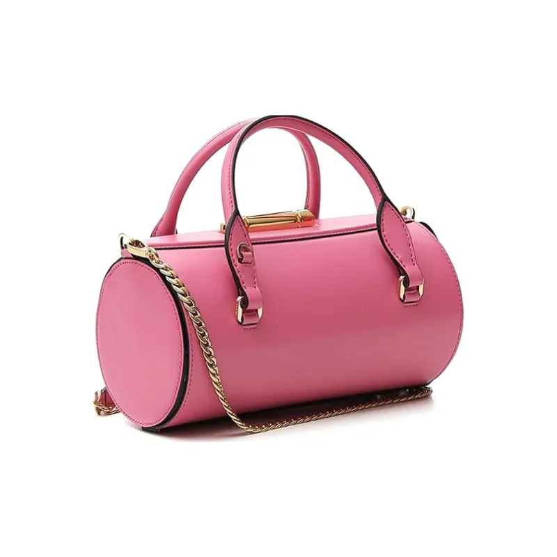 PRADA Cow Leather Luggage Bag, Shoulder Bag, Crossbody Bag, Handbag Women's Pink-1