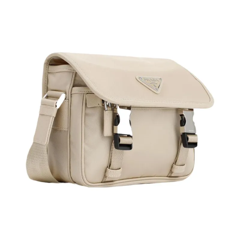 PRADA Polyamide Crossbody Bag Men's Brown-1