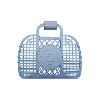 FENDI Recycling Plastic Handbag Mini Women's Blue