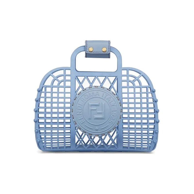 FENDI Recycling Plastic Handbag Mini Women's Blue-0