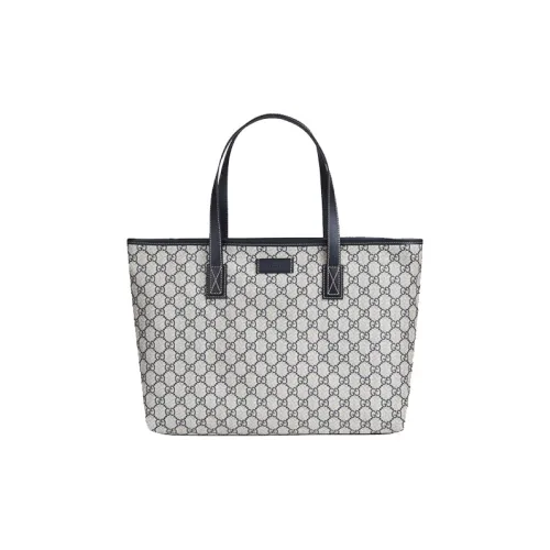 GUCCI Canvas With Leather tote Laurent Bag, Shopping Bag, Handbag, Shoulder Bag Women's