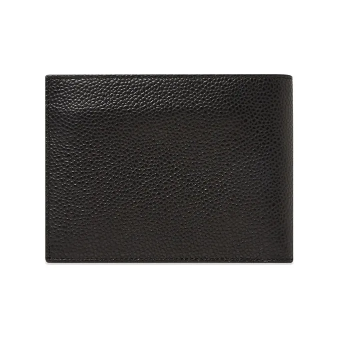 OFF WHITE Cow Leather Wallet Unisex Black-1