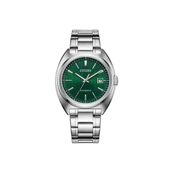 CITIZEN Mechanical Movement Stainless Steel Strap Watch 42mm Men's Watch Green Dial NJ0101 78X