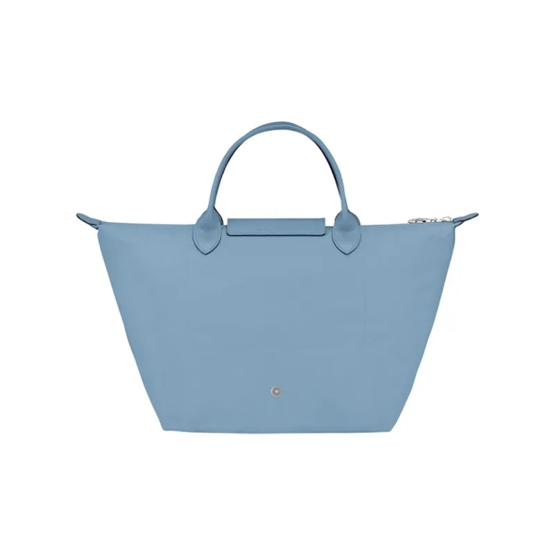LONGCHAMP Fabric Travel Bag Dumpling Bag Handbag Large Size Women's Lake Blue-2
