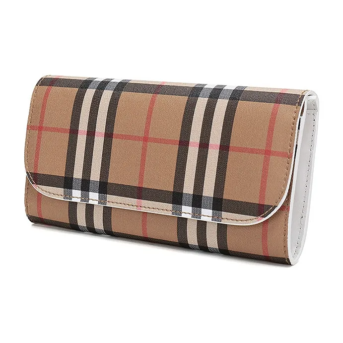 Burberry Vintage Check Wallet 'Tan'-6