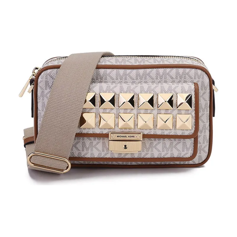 MICHAEL KORS Bradshaw Artificial Leather Camera Bag, Crossbody Bag, Shoulder Bag Women's-0
