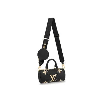 LOUIS VUITTON Bb Papillon Bicolor Monogram Empriente Black/Beige