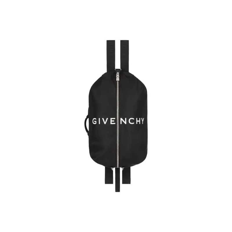 GIVENCHY 4G Nylon Fabric Backpack Large Size Men's Black-0