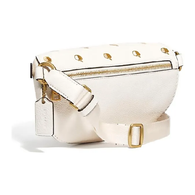 COACH Bethany Leather Crossbody Bag Sling Bag Fanny Pack Small Size Women's White-1