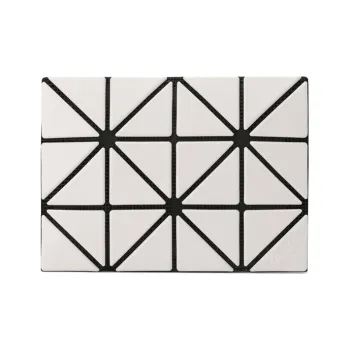 ISSEY MIYAKE PVC Business Card Holder, Coin Purse, Wallet, Card Holder Unisex Light Gray