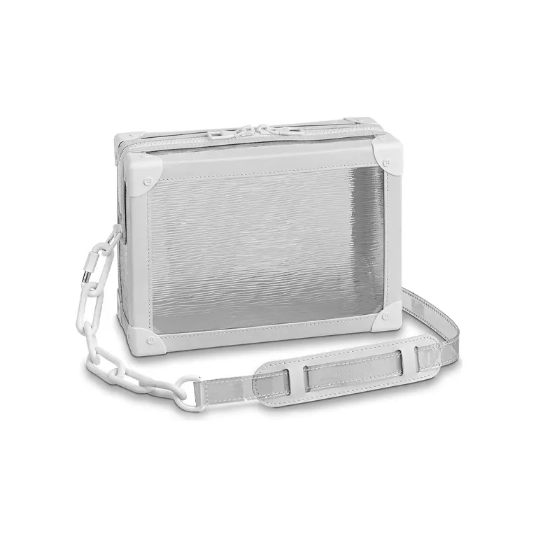 LOUIS VUITTON Soft Trunk Epi Plage Optic White-0