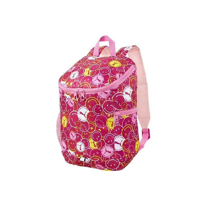 PUMA SMILEYWORLD Collaboration Fabric Backpack Women's Burgundy-1