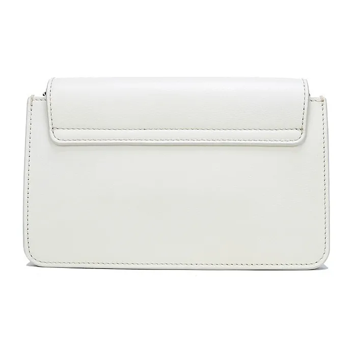 Chloe Cow Leather BIJOU Clutches Crossbody Bag Shoulder Bag Women's Natural White-3