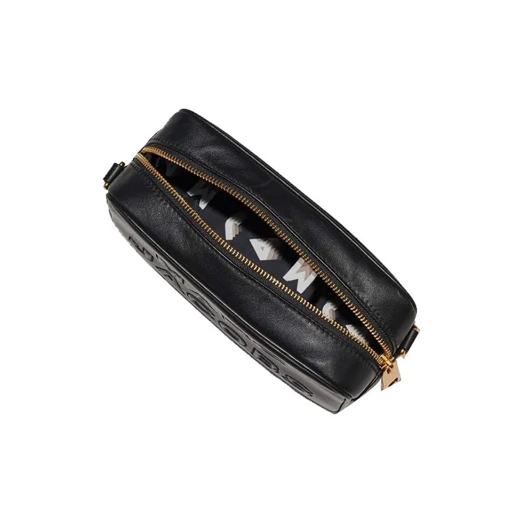 MARC JACOBS Flash Leather Small Square Camera Bag Shoulder Bag Crossbody Bag Unisex Black-2