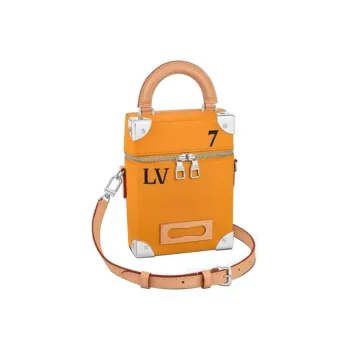LOUIS VUITTON Vertical Box Trunk Saffron Yellow