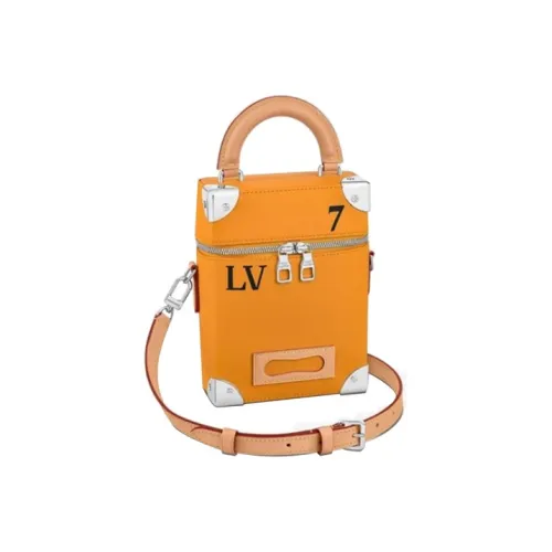 LOUIS VUITTON Vertical Box Trunk Saffron Yellow