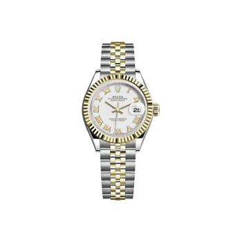 ROLEX Women's Logbook Collection Automatic Mechanical Movement Women's Watch Watch 28mm White Dial