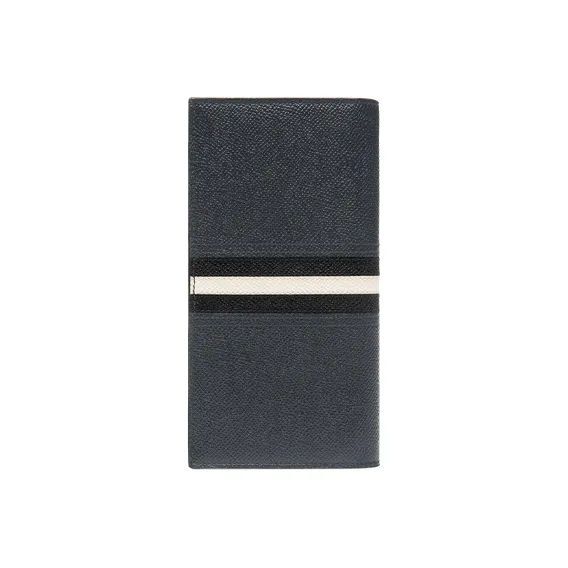 BALLY Cow Leather Wallet Clutch Wallet Men's Jadeite Blue-1