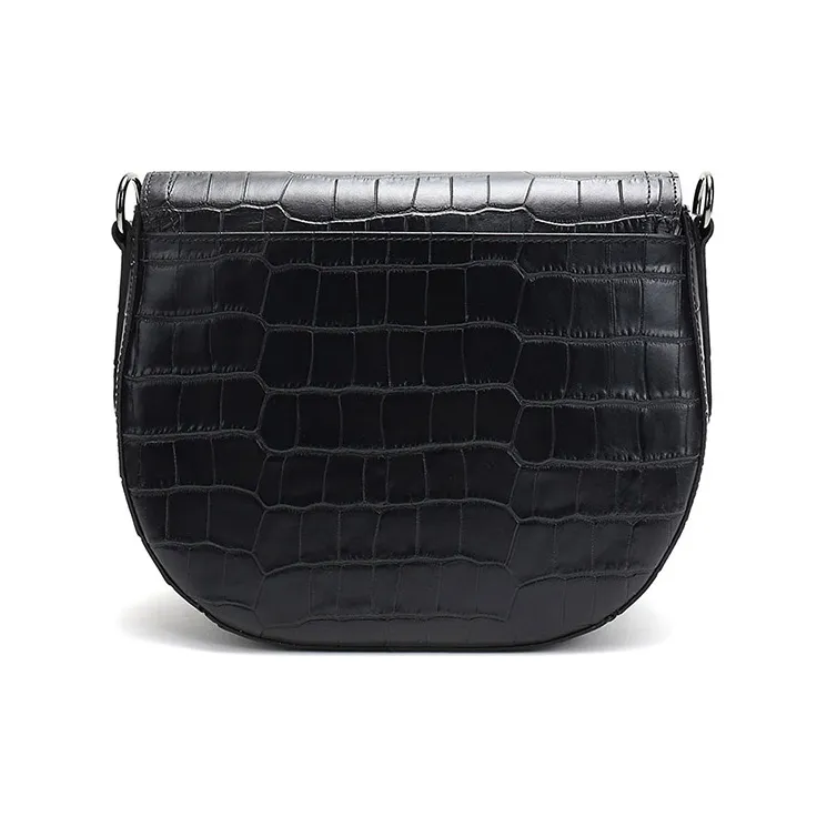 LONGCHAMP Le Pliage Cow Leather Messenger Bag Shoulder Bag Crossbody Bag Women's Black-3