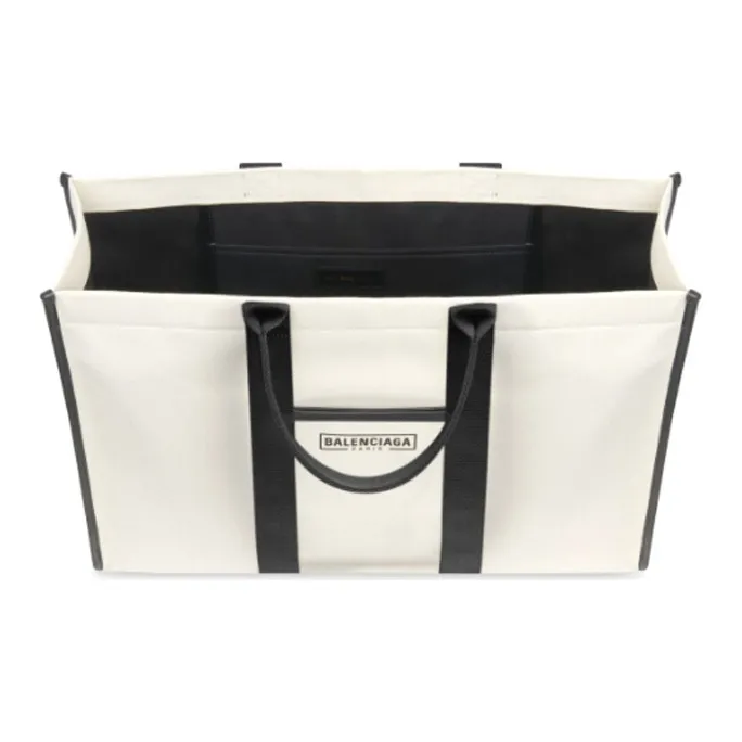 Balenciaga Canvas Tote Bag, Shopping Bag, Canvas Bag, Handbag Regular Men's Beige-3
