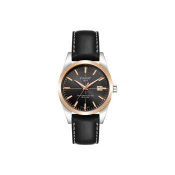 TISSOT Mechanical Movement Men's Watch Black Dial