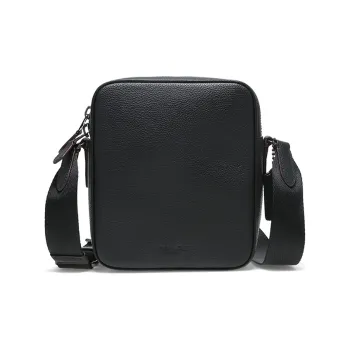 COACH Metropolitan Leather Messenger Bag Crossbody Bag Shoulder Bag Small Size Men's Black