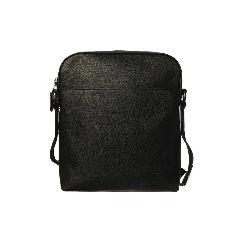 COACH Houston Leather Messenger Bag, Crossbody Bag, Shoulder Bag Medium Size Men's Black-2