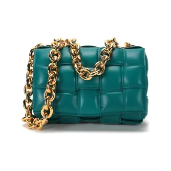 Bottega Veneta Chain Cassette Crossbody Bag Mallard