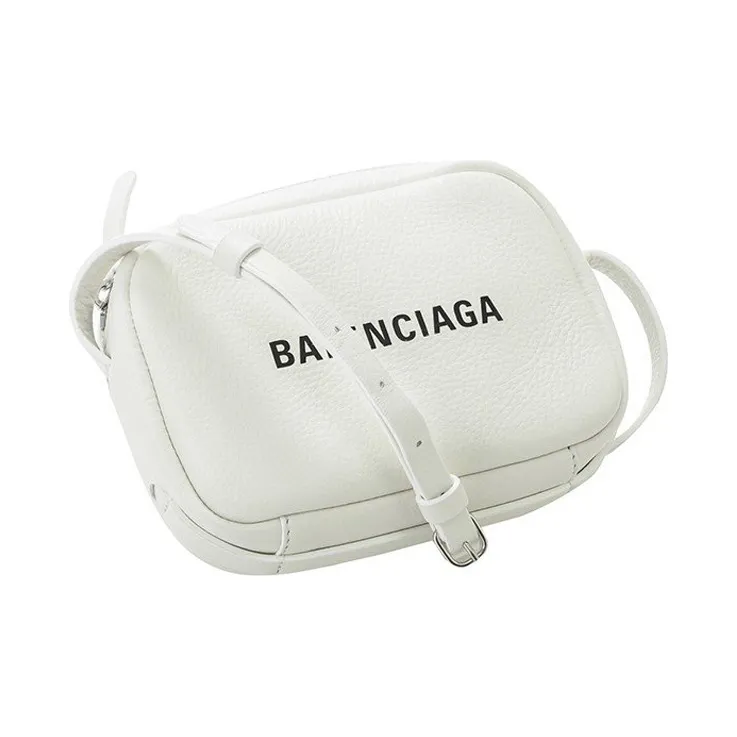 Balenciaga Calfskin Clutches Shoulder Bag Crossbody Bag Regular Women's White-2