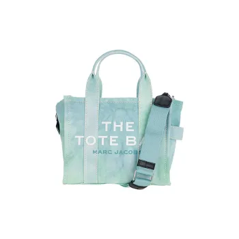 MARC JACOBS The Traveler Cotton Tote Bag, Shopping Bag, Handbag Mini Women's Blue
