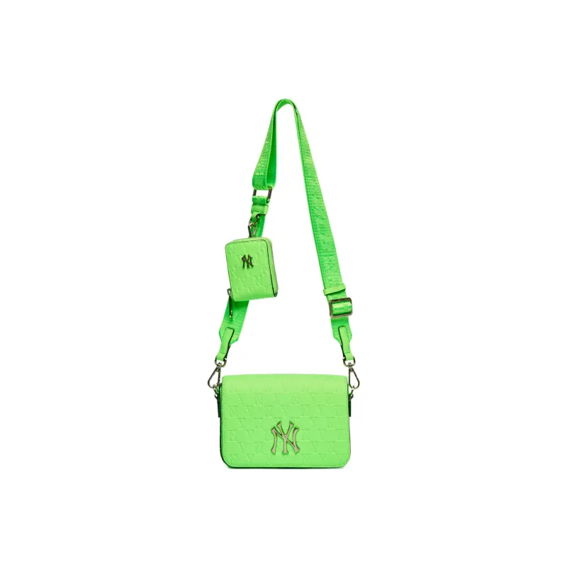 MLB Monogram Collection Polyester Combo Bag, Shoulder Bag, Crossbody Bag Regular Unisex Green-3