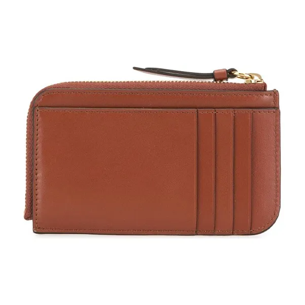 Chloe Chloé Bags Cow Leather Card Holder Women's Brown-1
