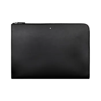 MONTBLANC Meisterstuck Leather Handheld Briefcase Men's Black