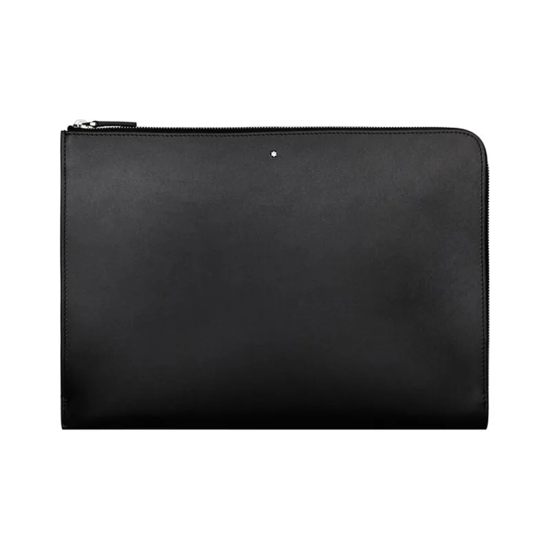 MONTBLANC Meisterstuck Leather Handheld Briefcase Men's Black-0
