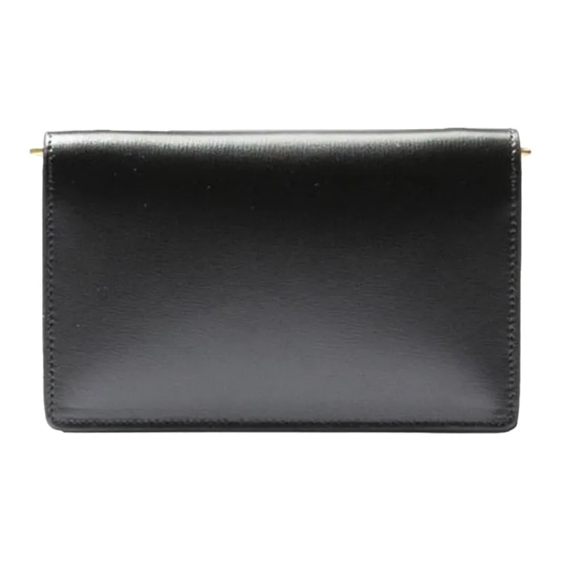 OFF WHITE Calfskin Crossbody Bag, Shoulder Bag Women's Black-3