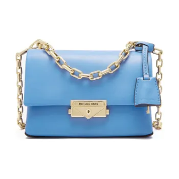MICHAEL KORS Cow Leather Handbag Shoulder Bag Crossbody Bag Women's Lake Blue
