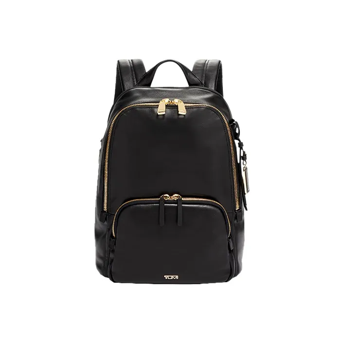 TUMI Voyageur Cow Leather Backpack Small Size Women's Black-0