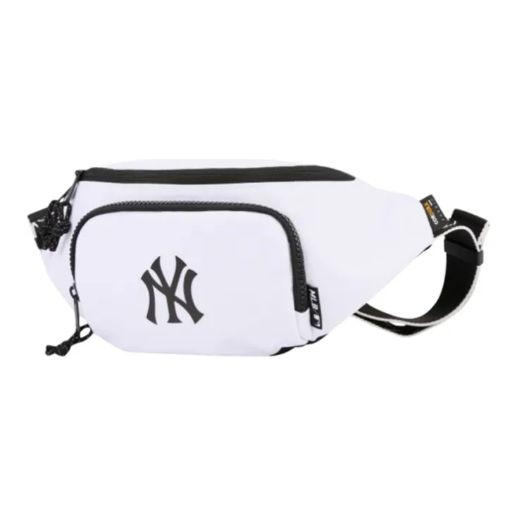 MLB New York Yankees Canvas Canvas Bag Fanny Pack Regular Unisex White-0