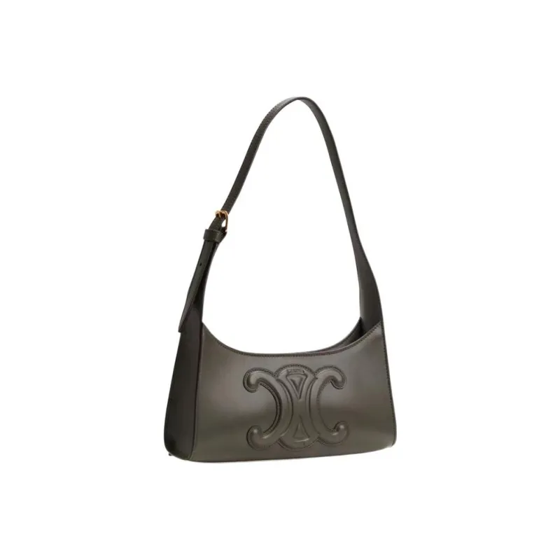 CELINE Cuir Triomphe Cow Leather Handbag, Shoulder Bag Women's Jasper-1