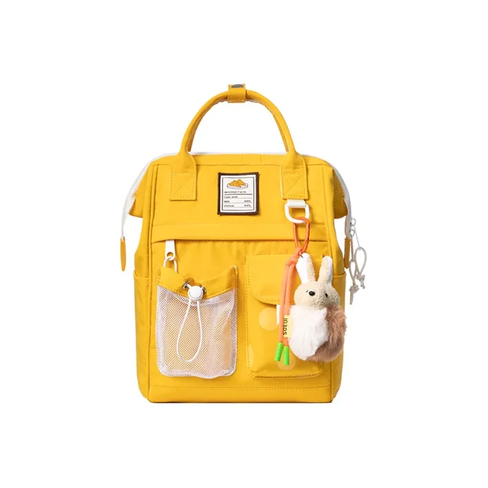 MR.ACE HOMME Polyester Portable Backpack Regular Women's White/Green-2