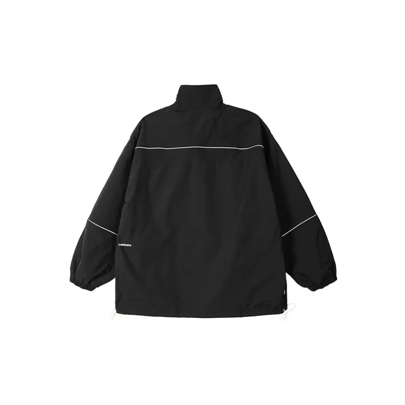 Nengmao Store Loose Fit Jacket Unisex Black-1
