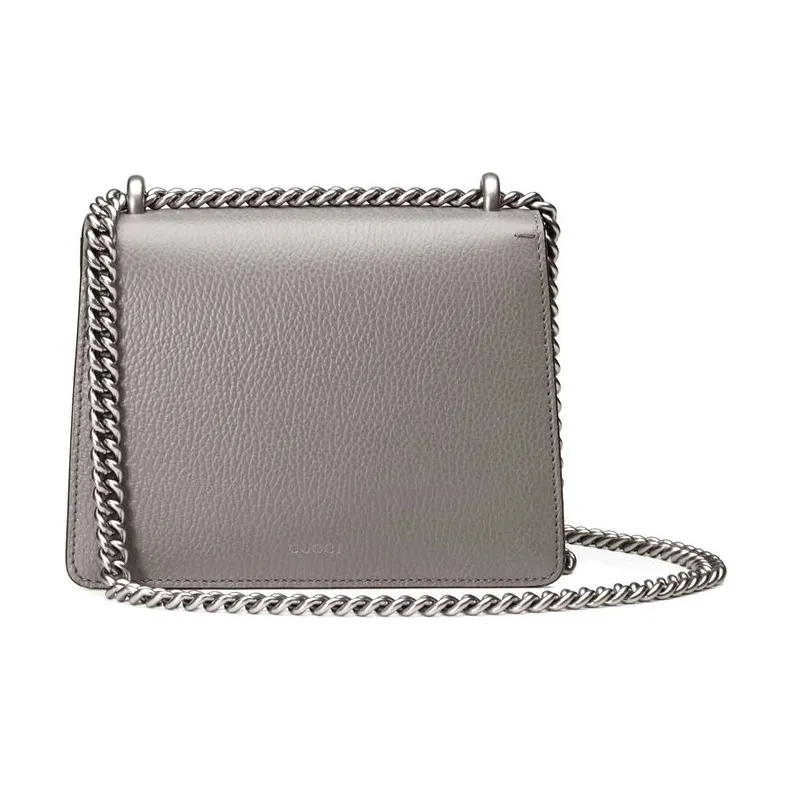GUCCI Dionysus Leather God Of Wine Chain Bag Shoulder Bag, Crossbody Bag Women's Gray-3