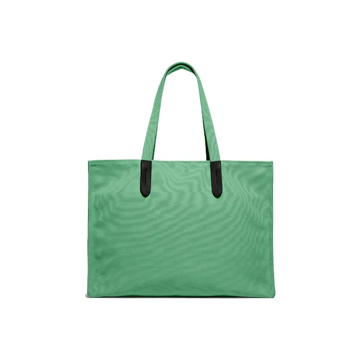 COACH Recycled Tote Canvas Canvas Bag Tote Bag Shopping Bag Shoulder Bag Crossbody Bag Handbag Large Size Men's Green-1
