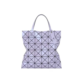 ISSEY MIYAKE Vinyl Chloride Resin Polyester Tote Bag, Shopping Bag, Laptop Bag, One Shoulder Handbag Women's Purple