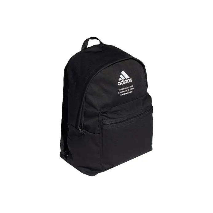 Adidas Recycled Polyester Twill Backpack Regular Unisex Black-2