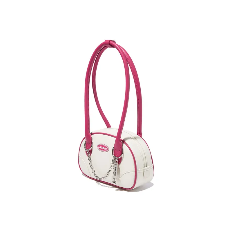 LIVEBOX EN DIRECT PU With Polyester Shoulder Bag Bowling Bag Shoulder Bag Regular Women's Multicolor-2