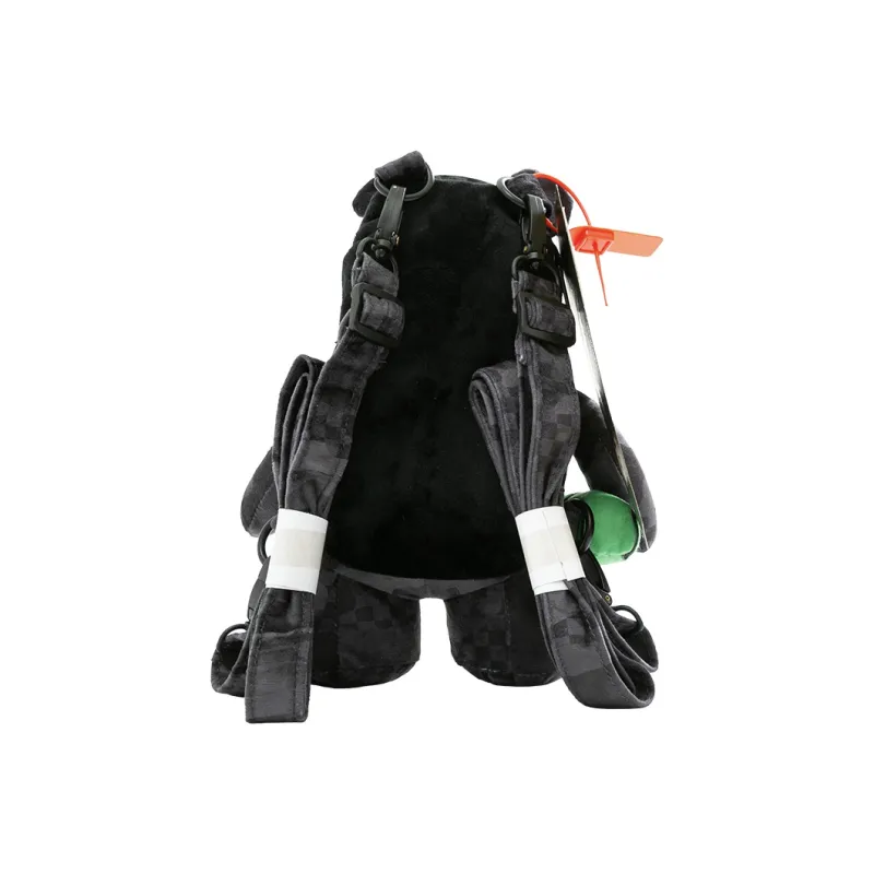 SPRAYGROUND Polyester Backpack Small Size Unisex Black-1